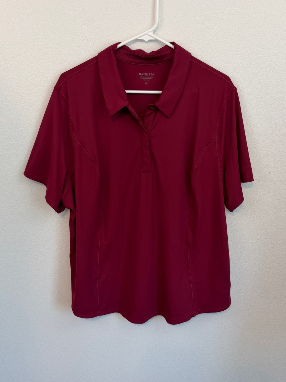 Athleta Short Sleeve Polo Shirt